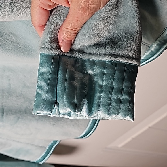 Pendleton XL fuzzy fleece jacket, aquamarine teal - Picture 13 of 16